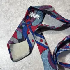 Gianni Versace ネクタイ シルク100% アート柄 イタリア製