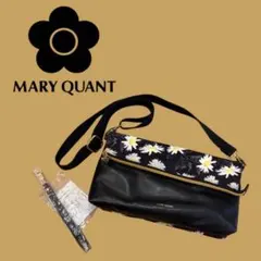 MARY QUANT ショルダーバッグ デイジー 黒
