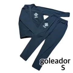 【美品】goleador ジャージ 上下セット ブラック S