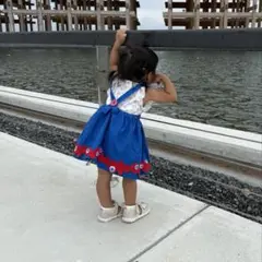 子供 ミャクミャクコーデ ワンピース　キッズ　ベビー