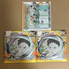 ハイキュー!! ファンパーク アクリルXフィギュア コレクション缶バッジ 岩泉一