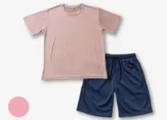 接触冷感　ルームウェアセット　半袖tシャツ　ハーフパンツ　セットのサムネイル