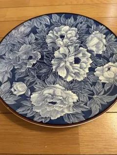 有田焼 哲山作 染錦芙蓉紋 絵皿大皿 - メルカリ