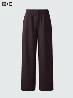 UNIQLO C スウェットワイドパンツ L WINE