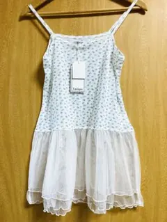 新品 未使用 タグ付き lutique 花柄 タンクトップ キャミソール