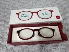 JINS SCREEN KIDS ブルーライトカット25% レッド 新品 箱付