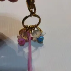 キティ　レトロ　キーホルダー