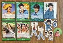 Aぇ！group 佐野晶哉　カードゲーム、ステッカー