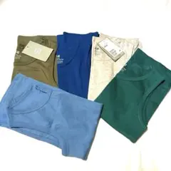 新品　H&Mコットン　タンクトップ5枚セット　キッズ 子ども　ランニング
