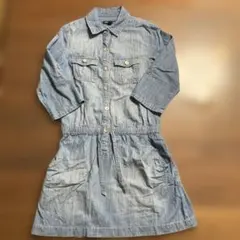 GAP Kids★デニムブルーシャツワンピース