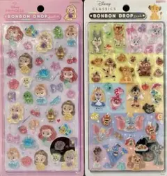新品 ボンボンドロップシール ディズニー クラシック プリンセス