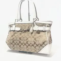 COACH コーチ ミニボストンバッグ シグネチャー ダメージ加工 y2k 希少 レア✨COACH ダメージ加工 コーチ ミニボストンバッグ シグネチャー