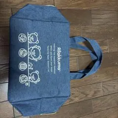 Joshin ジョーシン リラックマ デニム風スクエア保冷バッグ