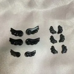 133.ネイルパーツ ネイルチップ デコパーツ ハンドメイド 天使の羽 天使 白