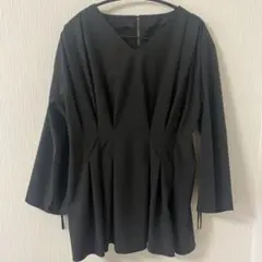 ブラウス 長袖　黒