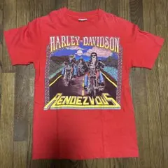 古着HARLEY-DAVIDSON Tシャツ 赤