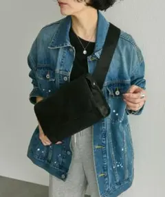 ear PAPILLONNE ショルダーバッグ ブラックのサムネイル