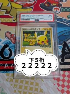 【下5桁22222】ポケパークのピカチュウ PSA9のサムネイル