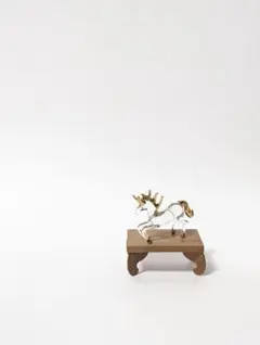 馬の置物　ガラス細工