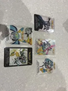 ポケモン　初音ミク　ららぽーとTOKYO BAY クリアカード　全種　5枚セット
