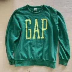 GAP ギャップ 緑 ビックロゴ スウェットトレーナー Mサイズ