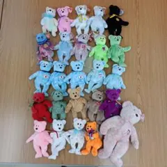ty タイ ベア ぬいぐるみ 25点セット 大量まとめ売り ※ばら売り不可