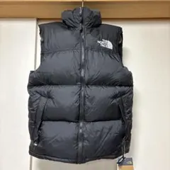新品タグ付THE NORTH FACE ダウンベストsブラックアウターヌプシ