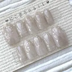 メルカリ便 ネイルチップ 現品 マグネット ニュアンス ネイル NO.112