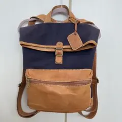 ズッケロフィラート fesフェス 本革×キャンバスリュックサック バックパックのサムネイル