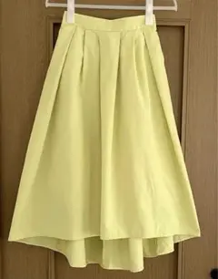 GU ステップドヘムフレアスカート　S