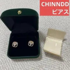ピアス 両耳用 ケース付き CHINNDD 人気 ジュエリー ラウンドスタッド