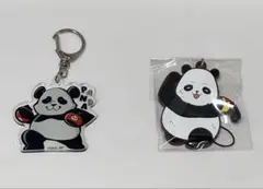 【バラ売り可】 呪術廻戦 パンダ ラバーストラップ アクリルキーホルダー