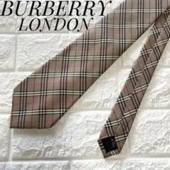 ☆極美品 高級 BURBERRY LONDON ネクタイ ノバチェック柄☆