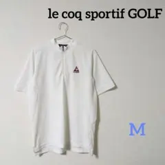 le coq sportif GOLF　ルコック　メンズ　ゴルフウェア　白　M