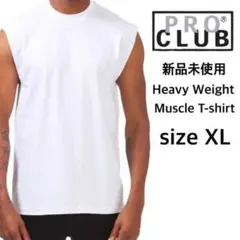 新品未使用 プロクラブ ヘビーウエイト ノースリーブ Tシャツ 白 XLサイズのサムネイル