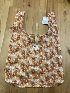 【新品未使用】GERRY エコバッグ　横マチあり ブラウン系パターンのサムネイル