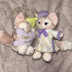 ディズニーシー　ぬいぐるみバッチ　リーナベル　2個