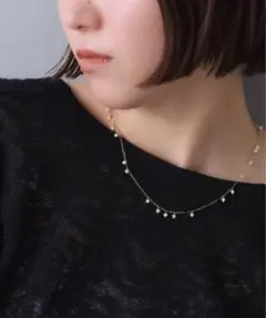 Lilas パール チェーンネックレス ゴールドカラーのサムネイル