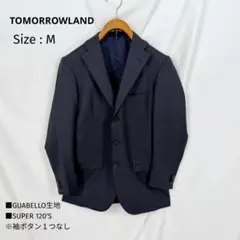 TOMORROWLAND テーラードジャケット M GUABELLO ウール 紺