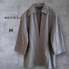 a0602 ジャケット　七分袖　グレー　M 上着