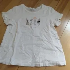 KUMIKYOKU 花瓶プリント Tシャツ 150