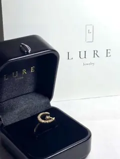 LURE 月亮與星星戒指 (金色)