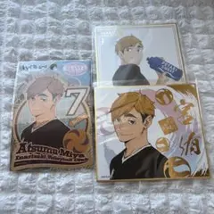 ハイキュー 宮侑 色紙 ステッカー