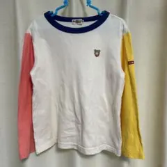 ミキハウス ホットビスケッツ 長袖カットソー（アイボリー）120