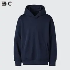 【新品】スウェットオーバーサイズプルパーカ M ネイビー