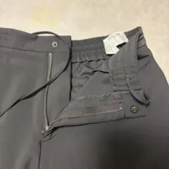 ZARA ストレッチ　メンズ スラックス ブラック ドローコードのサムネイル