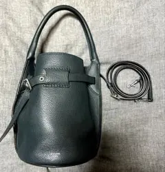 CELINE ビッグバッグ　バケットナノ　グリーン