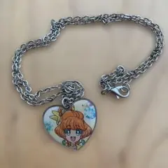 トロピカルージュプリキュア　キュアパパイヤ　ハート型ペンダント　ネックレス