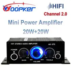 小型HiFiパワーアンプ本体のみ AK-270 新品のサムネイル