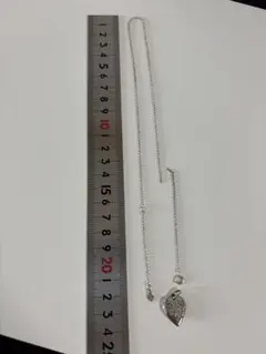 ノジェス NOJESS シルバー925 ハートネックレス パール 中古